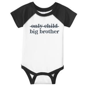 Big Brother Only Child Infant Baby Jersey Bodysuit