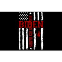 Biden Blood On His Hands American Flag Bumper Sticker