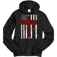 Biden Blood On His Hands American Flag Tie Dye Hoodie