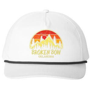 Broken Bow Oklahoma Ok Mountains Hiking Souvenir Snapback Five-Panel Rope Hat