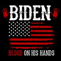 Biden Blood On His Hands Cooling Performance Crew T-Shirt