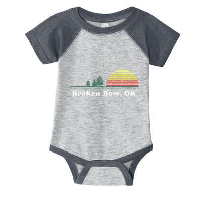 Broken Bow Oklahoma Home Souvenir Print Infant Baby Jersey Bodysuit