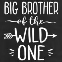Big Brother Of The Wild One Funny 1st Birthday Safari Gift Beanie