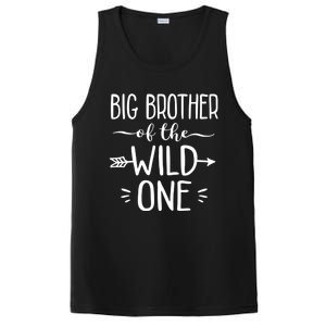 Big Brother Of The Wild One Funny 1st Birthday Safari Gift PosiCharge Competitor Tank