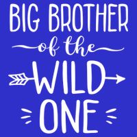 Big Brother Of The Wild One Funny 1st Birthday Safari Gift 16 in Basic Backpack