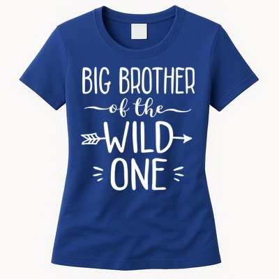 Big Brother Of The Wild One Funny 1st Birthday Safari Gift Womens T-Shirt