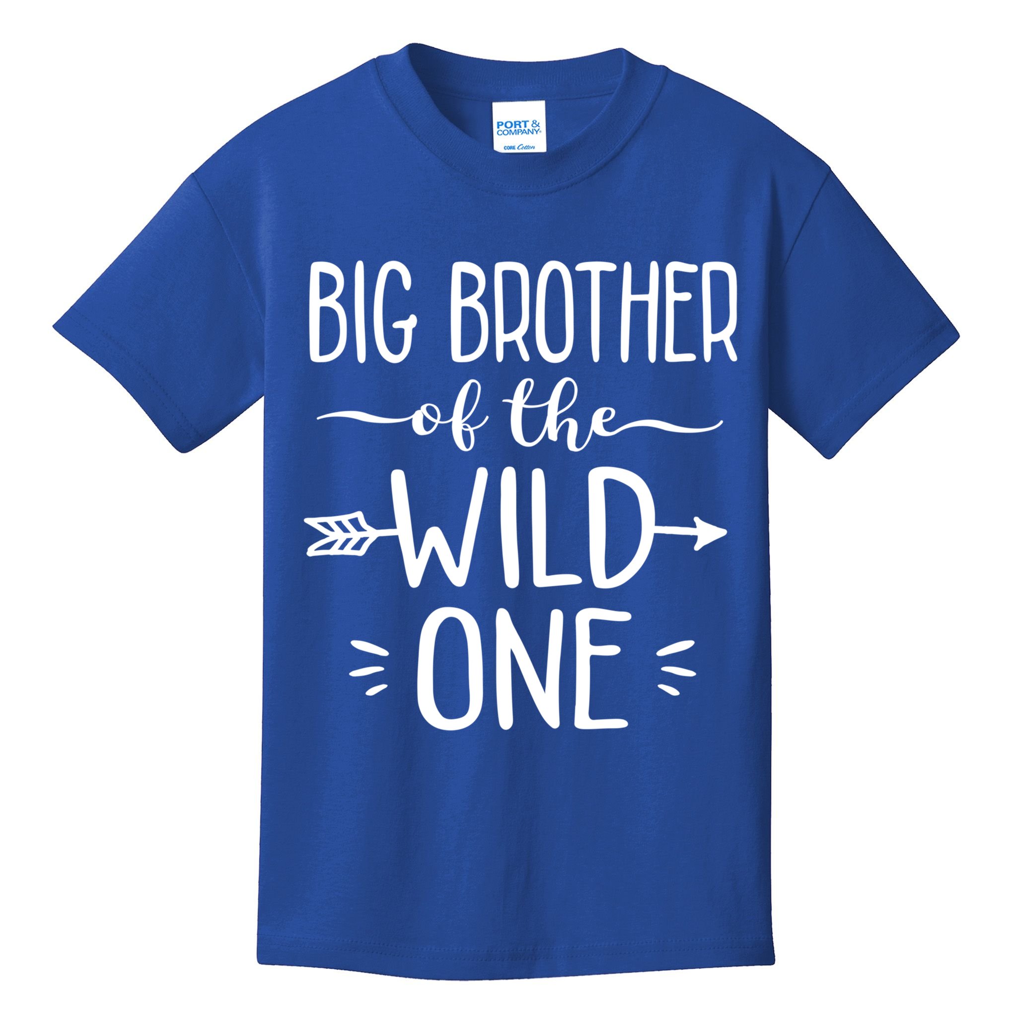 Big Brother Of The Wild One Funny 1st Birthday Safari Gift Kids T-Shirt