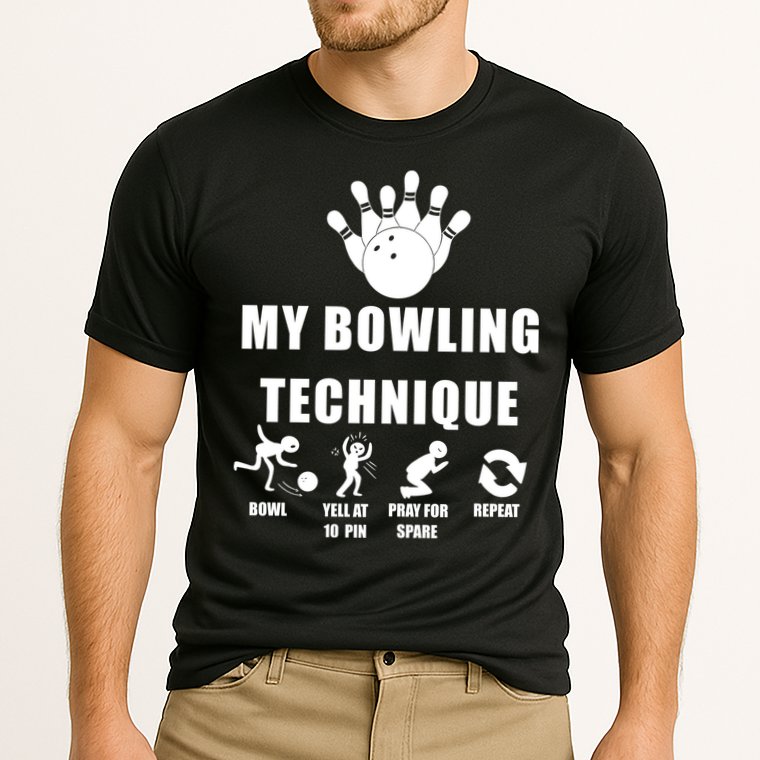 Bowling Cooling Performance Crew T-Shirt