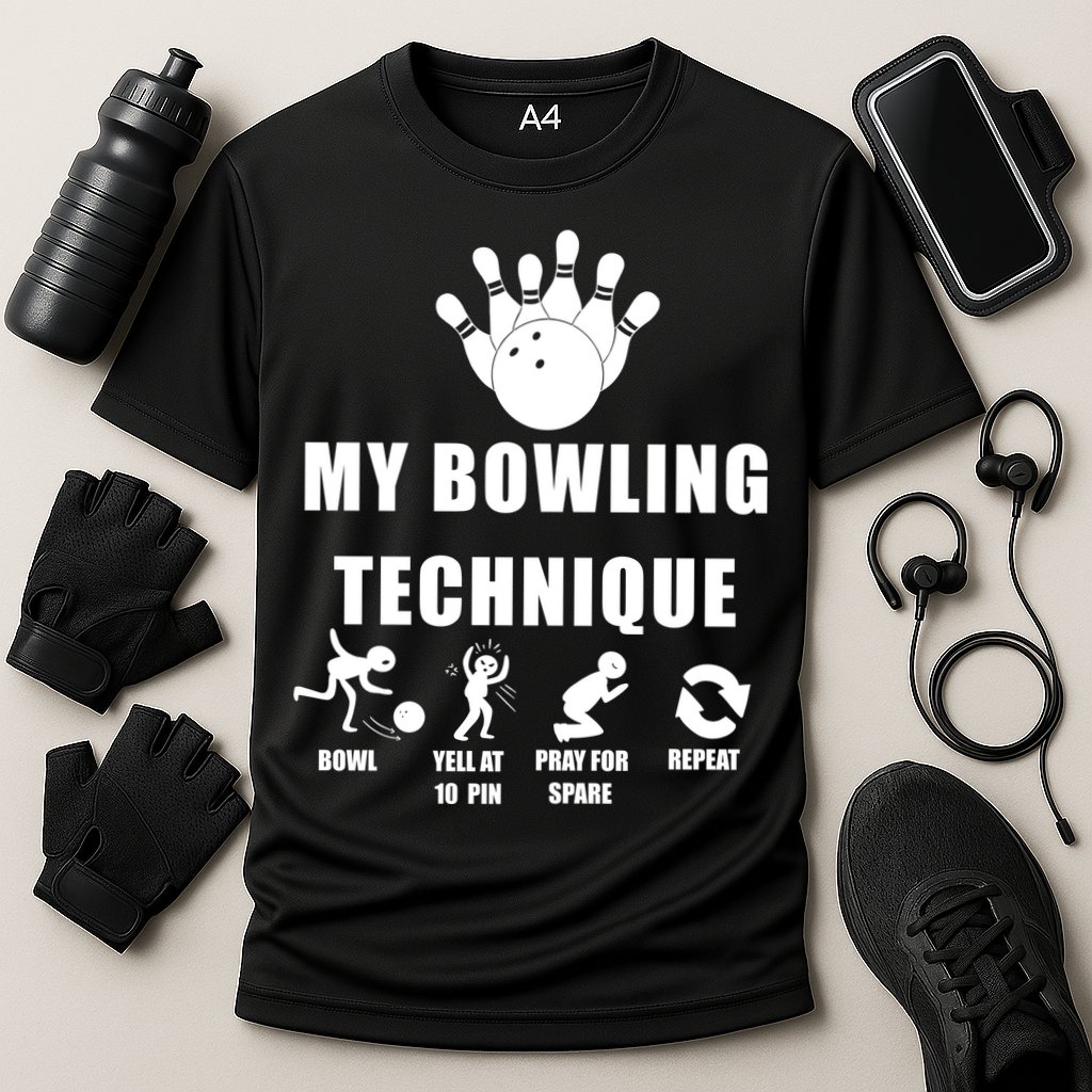 Bowling Cooling Performance Crew T-Shirt