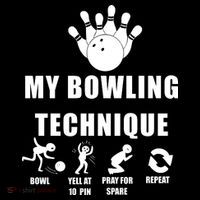 Bowling Drawstring Bag