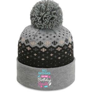 Big Brother Of The Birthday Sweetie Candy Bday Party Bro The Baniff Cuffed Pom Beanie