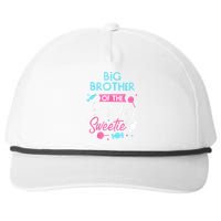 Big Brother Of The Birthday Sweetie Candy Bday Party Bro Snapback Five-Panel Rope Hat