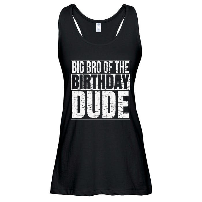 Big Bro of the Birthday Dude Brother of the Birthday Ladies Essential Flowy Tank