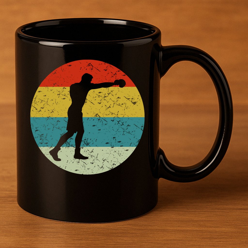Boxing 11oz C Handle Ceramic Mug
