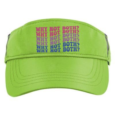 Bisexual Bi Pride Bisexual Pride Lgbtq Gift Adult Drive Performance Visor