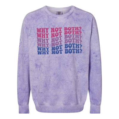 Bisexual Bi Pride Bisexual Pride Lgbtq Gift Colorblast Crewneck Sweatshirt