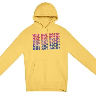 Bisexual Bi Pride Bisexual Pride Lgbtq Gift Premium Pullover Hoodie