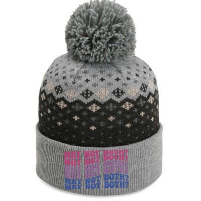 Bisexual Bi Pride Bisexual Pride Lgbtq Gift The Baniff Cuffed Pom Beanie