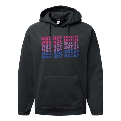 Bisexual Bi Pride Bisexual Pride Lgbtq Gift Performance Fleece Hoodie