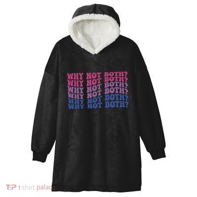 Bisexual Bi Pride Bisexual Pride Lgbtq Gift Hooded Wearable Blanket