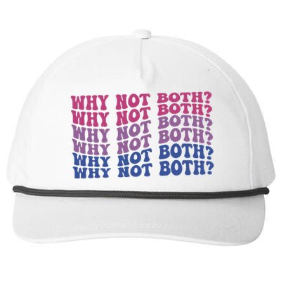 Bisexual Bi Pride Bisexual Pride Lgbtq Gift Snapback Five-Panel Rope Hat