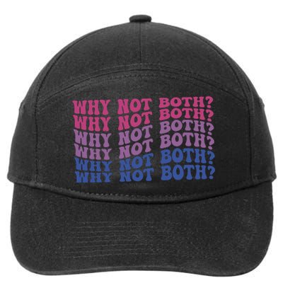 Bisexual Bi Pride Bisexual Pride Lgbtq Gift 7-Panel Snapback Hat