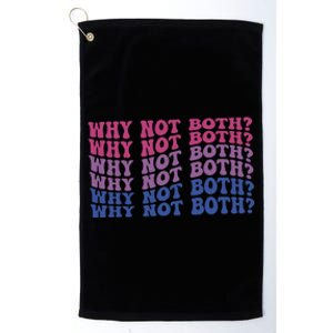 Bisexual Bi Pride Bisexual Pride Lgbtq Gift Platinum Collection Golf Towel