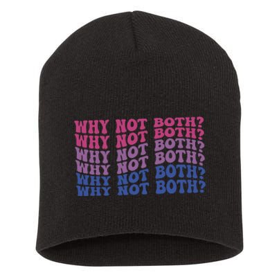 Bisexual Bi Pride Bisexual Pride Lgbtq Gift Short Acrylic Beanie