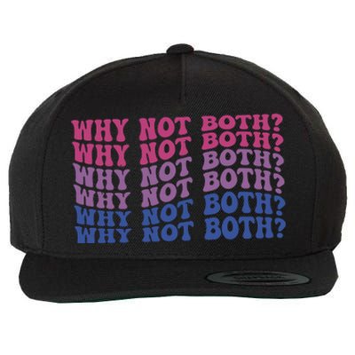 Bisexual Bi Pride Bisexual Pride Lgbtq Gift Wool Snapback Cap