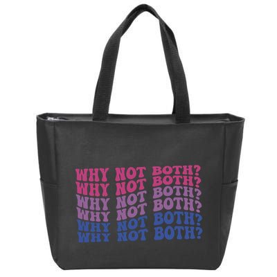 Bisexual Bi Pride Bisexual Pride Lgbtq Gift Zip Tote Bag