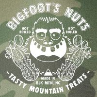 Bigfoot Boiled Peanuts Funny Sasquatch Legacy Tie Dye Trucker Hat
