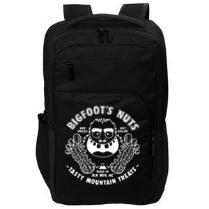 Bigfoot Boiled Peanuts Funny Sasquatch Impact Tech Backpack