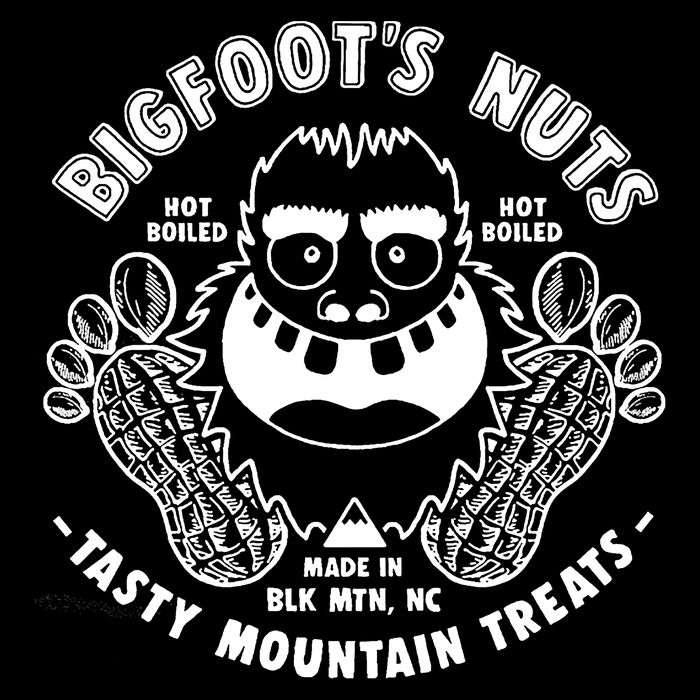 Bigfoot Boiled Peanuts Funny Sasquatch Womens Funnel Neck Pullover Hood