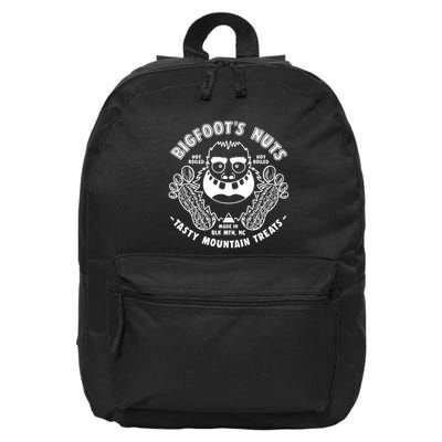 Bigfoot Boiled Peanuts Funny Sasquatch 16 in Basic Backpack