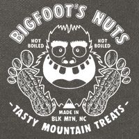 Bigfoot Boiled Peanuts Funny Sasquatch Cotton Canvas Backpack