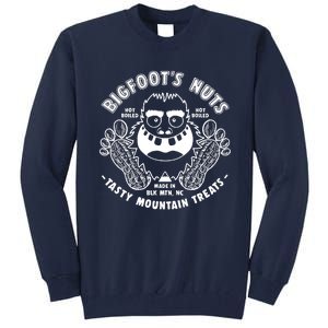 Bigfoot Boiled Peanuts Funny Sasquatch Tall Sweatshirt