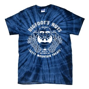 Bigfoot Boiled Peanuts Funny Sasquatch Tie-Dye T-Shirt