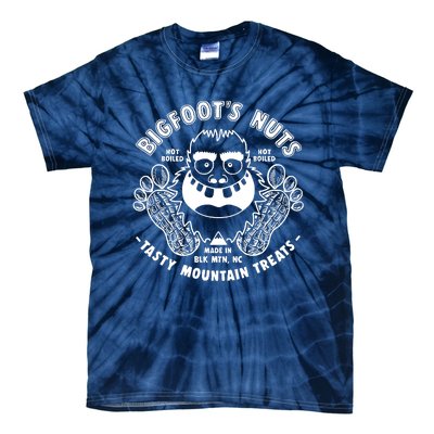 Bigfoot Boiled Peanuts Funny Sasquatch Tie-Dye T-Shirt