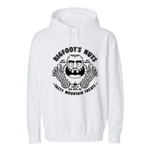 Bigfoot Boiled Peanuts Funny Sasquatch Garment-Dyed Fleece Hoodie