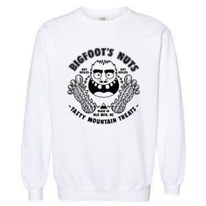 Bigfoot Boiled Peanuts Funny Sasquatch Garment-Dyed Sweatshirt