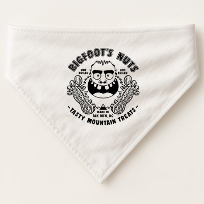 Bigfoot Boiled Peanuts Funny Sasquatch USA-Made Doggie Bandana