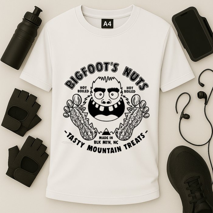 Bigfoot Boiled Peanuts Funny Sasquatch Performance Shirt