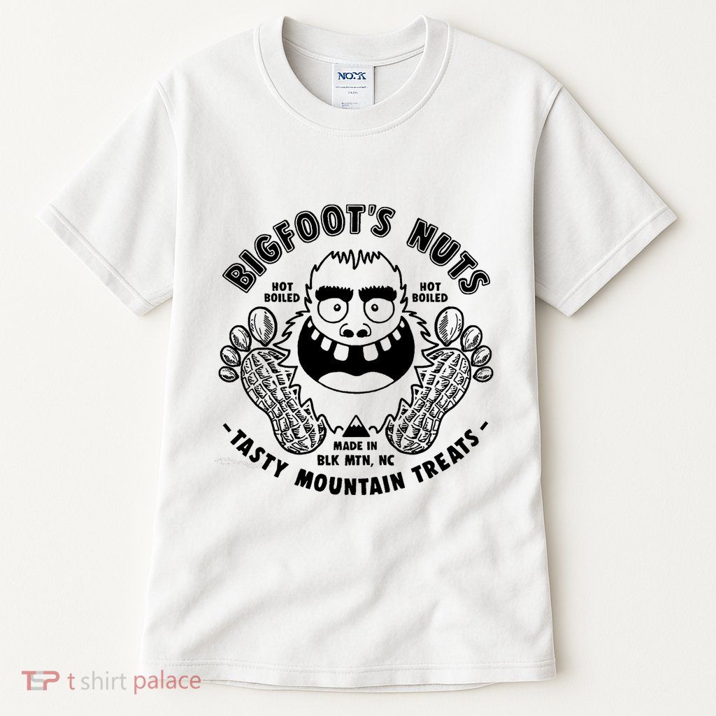 Bigfoot Boiled Peanuts Funny Sasquatch Tall T-Shirt