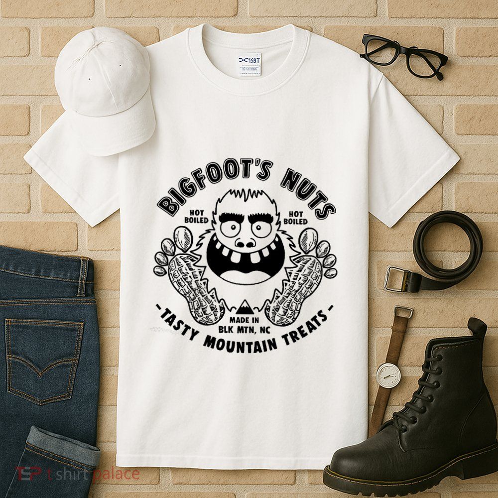 Bigfoot Boiled Peanuts Funny Sasquatch Tall T-Shirt