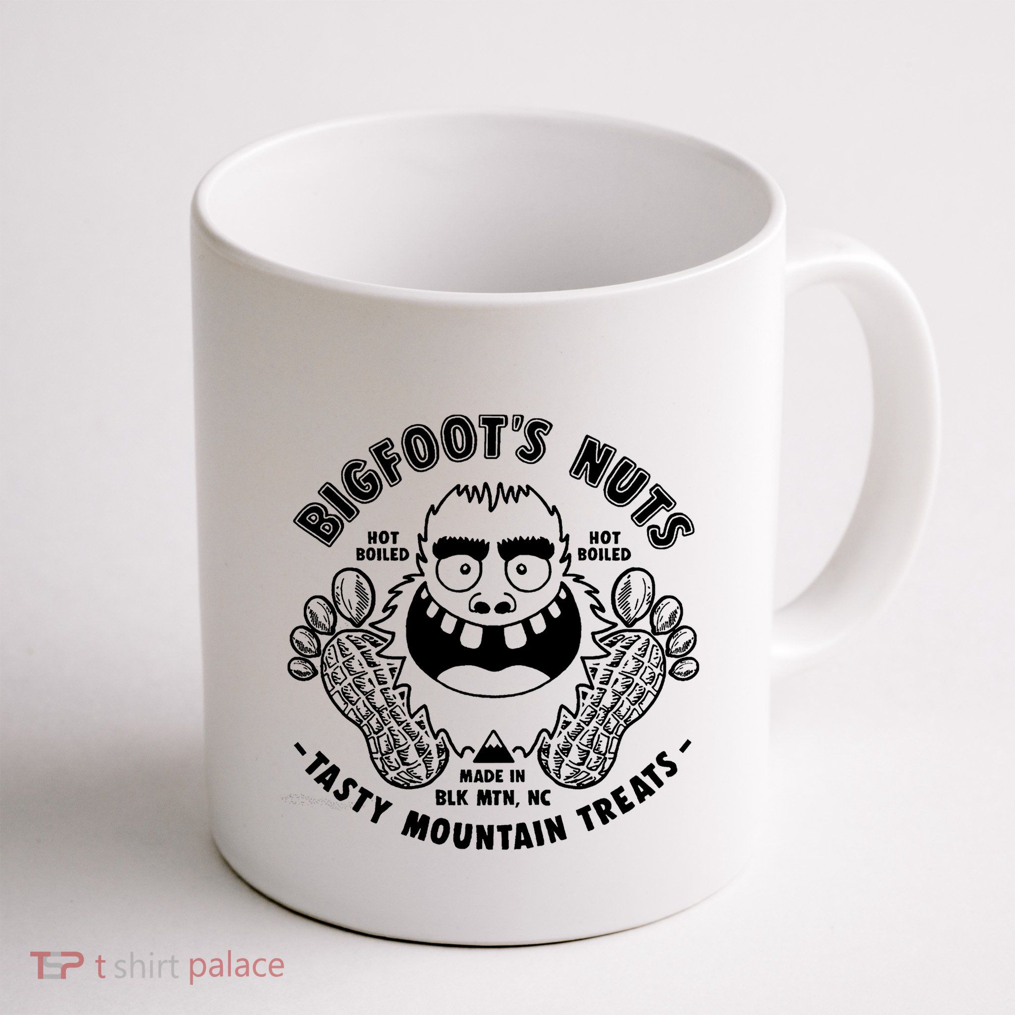 Bigfoot Boiled Peanuts Funny Sasquatch Mug