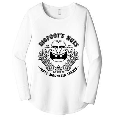 Bigfoot Boiled Peanuts Funny Sasquatch Women's Perfect Tri Tunic Long Sleeve Shirt
