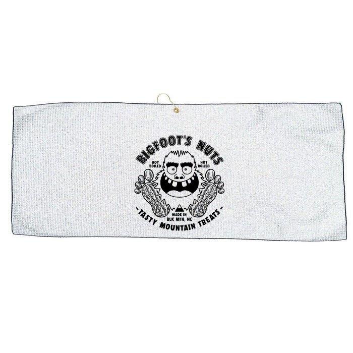 Bigfoot Boiled Peanuts Funny Sasquatch Large Microfiber Waffle Golf Towel
