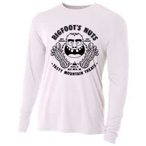 Bigfoot Boiled Peanuts Funny Sasquatch Cooling Performance Long Sleeve Crew