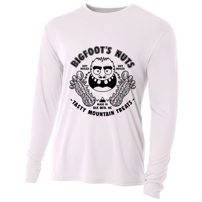 Bigfoot Boiled Peanuts Funny Sasquatch Cooling Performance Long Sleeve Crew