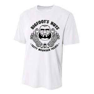 Bigfoot Boiled Peanuts Funny Sasquatch Performance Sprint T-Shirt